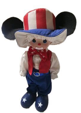 VTG 2009 Precious Moments Disney World Uncle Sam Doll "I Want You At Disney Worl